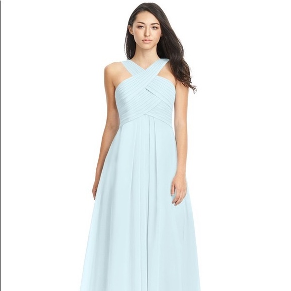 Azazie Kaleigh Dress in Mist Blue - Never Worn - Picture 1 of 2